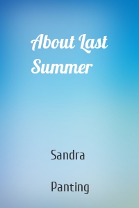 About Last Summer