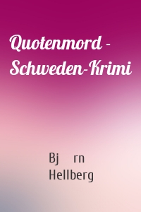 Quotenmord - Schweden-Krimi