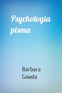 Psychologia pisma