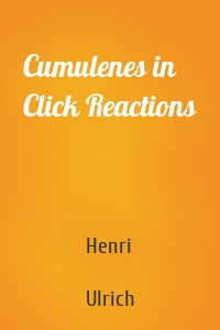 Cumulenes in Click Reactions