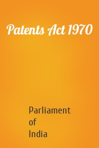 Patents Act 1970