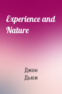 Experience and Nature
