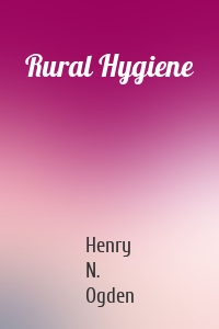 Rural Hygiene