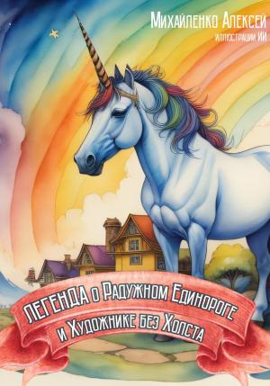 Обложка книги «Легенда о Радужном Единороге и Художнике без холста» — Алексей Михайленко