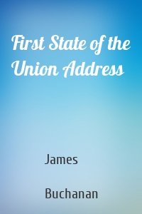 First State of the Union Address