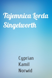 Tajemnica Lorda Singelworth