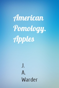 American Pomology. Apples