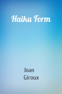 Haiku Form