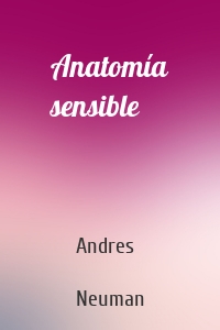 Anatomía sensible