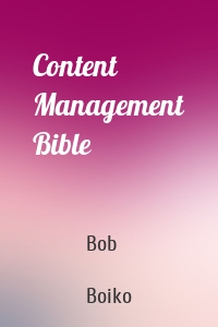 Content Management Bible