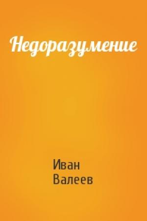 Обложка книги «Недоразумение» — Иван Валеев