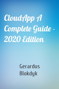 CloudApp A Complete Guide - 2020 Edition