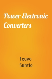 Power Electronic Converters