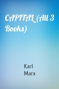 CAPITAL (All 3 Books)