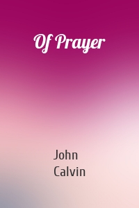 Of Prayer