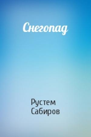 Обложка книги «Снегопад» — Рустем Сабиров