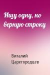 Виталий Царегородцев - Ищу одну, но верную строку