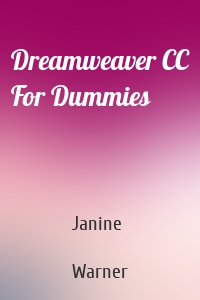 Dreamweaver CC For Dummies