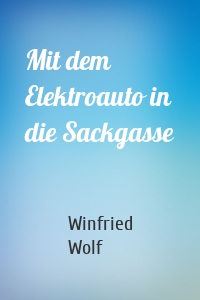 Mit dem Elektroauto in die Sackgasse