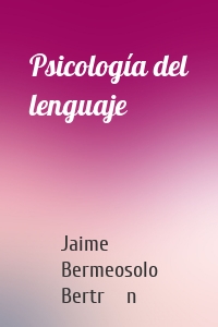 Psicología del lenguaje