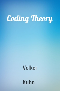 Coding Theory