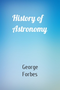 History of Astronomy