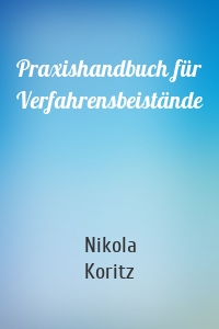 Praxishandbuch für Verfahrensbeistände