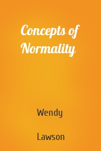 Concepts of Normality