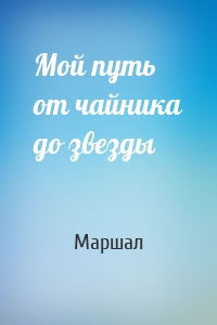 Мой путь от чайника до звезды