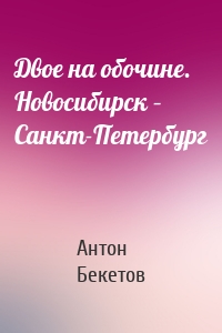 Двое на обочине. Новосибирск – Санкт-Петербург