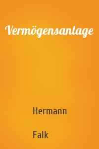 Vermögensanlage