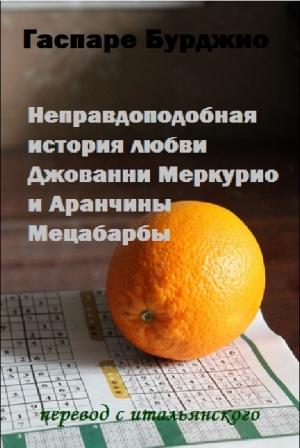 Обложка книги «Неправдоподобная история любви Джованни Меркурио и Аранчины Мецабарбы» — Гаспаре Бурджио