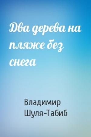 Обложка книги «Два дерева на пляже без снега» — Владимир Шуля-Табиб
