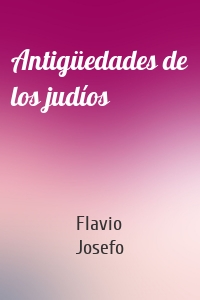 Antigüedades de los judíos
