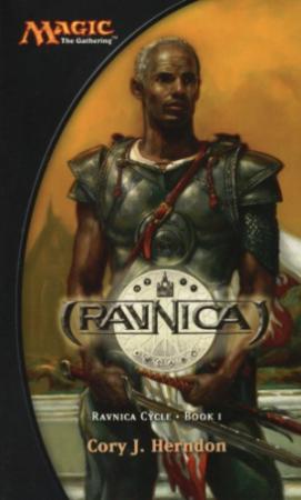Обложка книги «Равника: Столица гильдий» — Кори Херндон