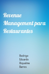 Revenue Management para Restaurantes