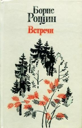 Обложка книги «Встречи» — Борис Рощин