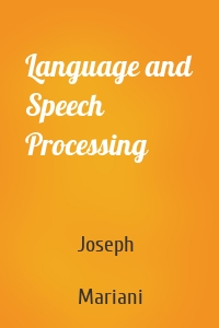 Language and Speech Processing