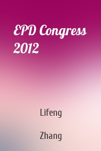 EPD Congress 2012