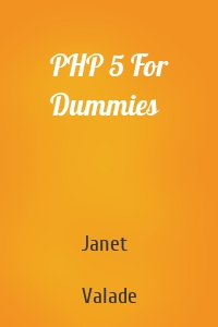 PHP 5 For Dummies