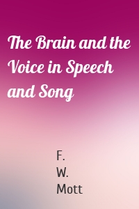The Brain and the Voice in Speech and Song