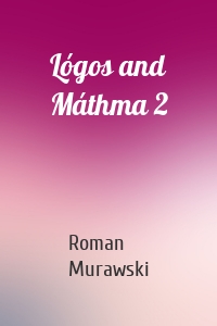 Lógos and Máthma 2