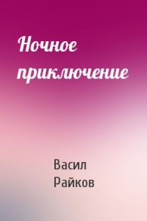 Обложка книги «Ночное приключение» — В Райков