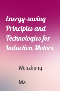 Energy-saving Principles and Technologies for Induction Motors