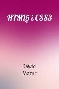 HTML5 i CSS3