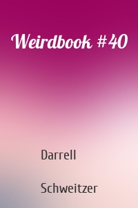 Weirdbook #40