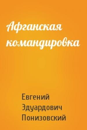 Обложка книги «Афганская командировка» — Евгений Эдуардович Понизовский