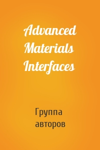 Advanced Materials Interfaces