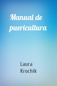 Manual de puericultura