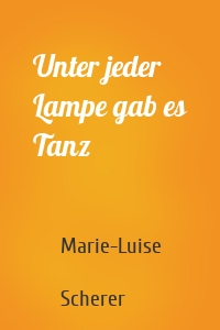 Unter jeder Lampe gab es Tanz